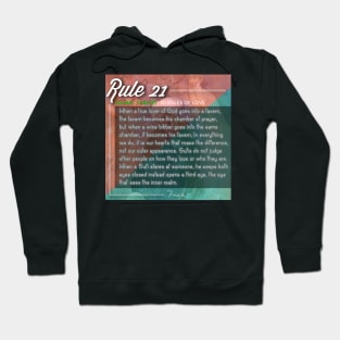 40 RULES OF LOVE - 21 Hoodie